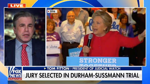 Hillary Did It – Clinton Campaign Lawyer ON TRIAL—Fitton/Judicial Watch on Fox News