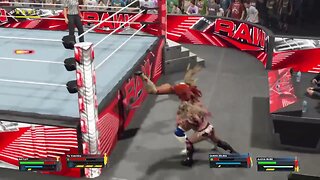 WWE 2K23: Tia Valentine & Bayley Vs. Queen Zelina & Alexa Bliss (Legend Difficulty)