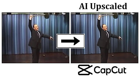 AI Upscaling Comparison with CapCut