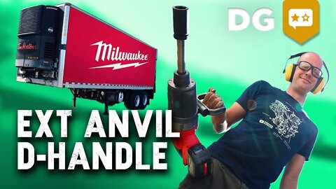 Extended Anvil! Can a 1" Milwaukee D-Handle Impact Bust 100 Nuts w/ 1 Battery?