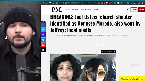 Transgender Gunman Opens Fire On Joel Osteen's Church In Lakewood Texas