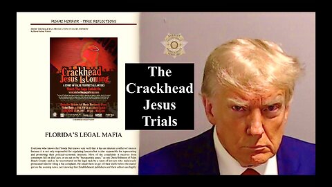 Trump Trials Spotlight Crackhead Jesus Trials Legal Mafia USA UK Pro Se Pound Of Flesh Satanic Court