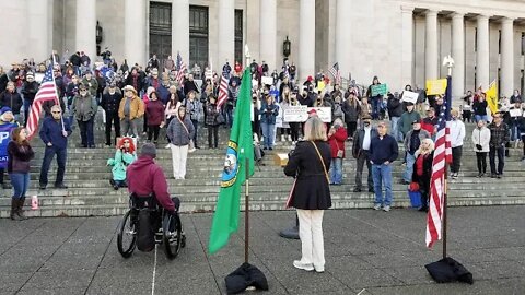 Rep Vicki Kraft hosts ReOpen Washington Rally in Olympia