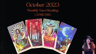 CAPRICORN | October 2023 | MONTHLY TAROT READING | Sun/Rising Sign