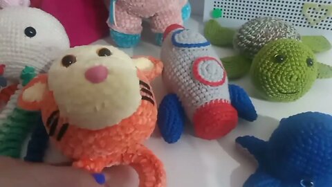 ♥️AMIGURUMIS♥️ #crochet #artesanato #vlog
