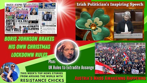 BO JO Broke Own Christmas Lockdown Rules, Irish Politician's Inspiring Speech World News: 12/12/21