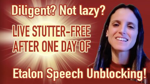 LIVE STUTTER-FREE IN ONLY ONE DAY - If You're Diligent & Not Lazy! (How To Stop Stuttering)