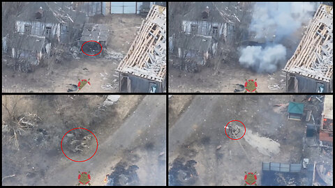 Belgorod border area: Russian FPV drone hits a group of Ukrainian partisans
