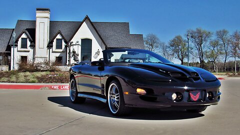 2002 Pontiac Trans Am WS6 Performance Package 5.7L LS1 Automatic Convertible Black