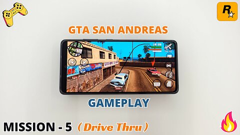 Gta San Andreas Mission 5 Gameplay | Gta Sa 5th Mission Drive Thru Gameplay 🔥