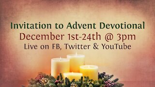 Advent Devotional Invite