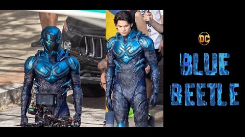 FIRST LOOK at Xolo Maridueña in BLUE BEETLE MOVIE COSTUME - Looks Good But Will It Be Good?