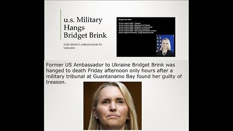 4/21/24 - Flashback - Military Hangs Former U.S Embessador For Ukraine Bridget Brink..