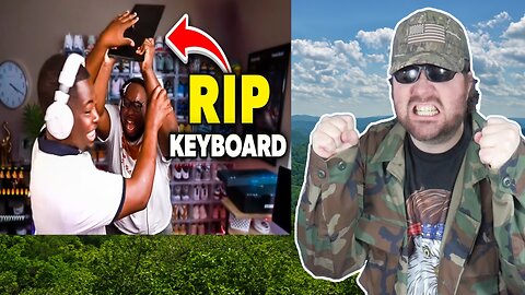 Aaron Gets Too Hype & Destroys A Keyboard (InternetCity) - Reaction! (BBT)
