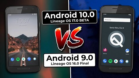 Android 9.0 Pie VS Android 10.0 (Lineage OS 16.0 Vs Lineage OS 17.0) | Speed Test, Benchmark e mais!