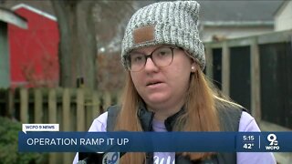 'That's the Christmas spirit' | Ramp donated to woman with ALS