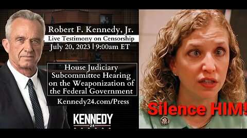 RFK Jr. Testifies At US House Over Online Censorship & Debbie Wasserman Schultz Tries To Silence Him