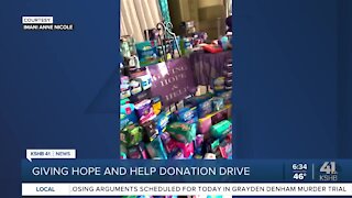 Giving Hope and Help donation drive
