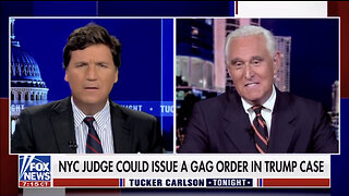 Roger Stone Talks About Why They Want To Gag Donald Trump On Tucker Carlson Tonight