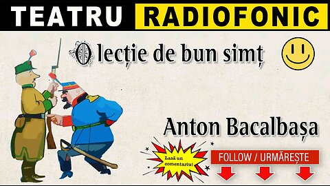 Anton Bacalbasa - O lectie de bun simt | Teatru