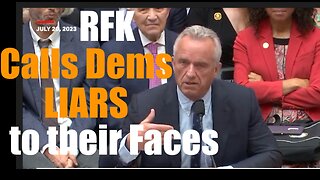 RFK Jr Strikes Back at Democrat Censorship; Calls them LIARS to their Faces