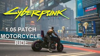 Cyberpunk 2077 (PS4) - 1.05 PATCH Motorcycle Ride