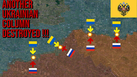 UKRAINIAN COUNTER OFFENSIVE | Ukraine Attacks, Losses Pile Up. Another Ukrainian Column Destroyed!
