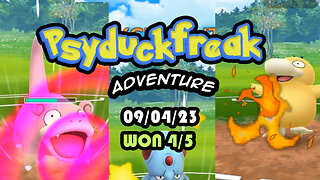 Psyduckfreak PVP Pokemon Go battle 09-04-23