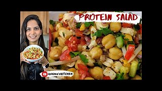 High Protein Salad | Weight Loss Recipe | Chickpea Salad