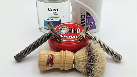 Fatip Grande Nickel (Open Comb) vs Fatip Testina Gentile (Close Comb) comparison with Arko Soap.