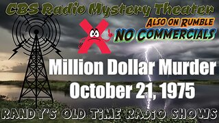 CBS Radio Mystery Theater Million Dollar Murder October 21, 1975