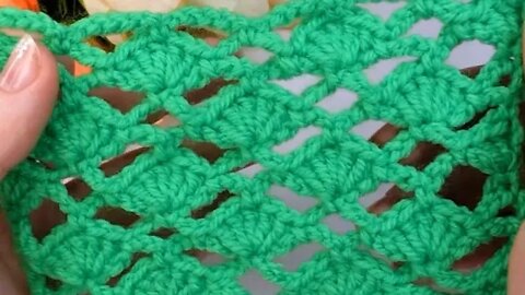 How to crochet simple shell stitch for blanket or top