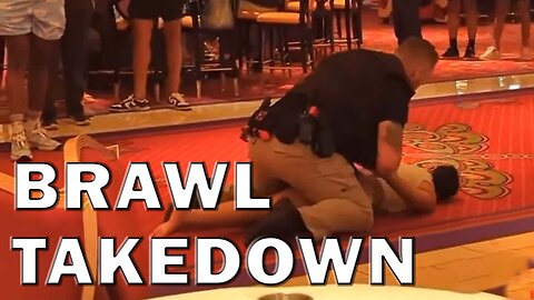 Cop Breaks Up Wild Brawl Inside Las Vegas Hotel! LEO Round Table S08E121