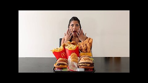 COULD YOU EAT THIS UNDER 1 HOUR FOR $100,000 | VIRAL £50 MCDONALDS CHALLENGE