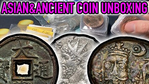 Huge Asian & Ancient Coin Unboxing - Dipping Into Chinese, Japanese, and Indonesian Numismatics