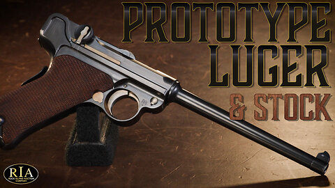 RARE Push Button Stock on Early Luger Model 1900