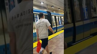 Departing metro #viralvideo #montreal #traintravel #montrealtourism