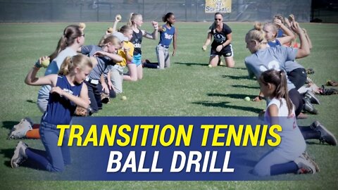 Youth Softball Fielding - Transition Tennis Ball Drill - Coach Christina Steiner-Wilcoxson
