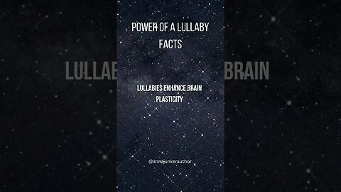 Powerful Lullaby Fact - Another reason a lullaby is good for baby! #shorts #lullaby