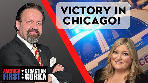Victory in Chicago! Jennifer Horn with Sebastian Gorka on AMERICA First