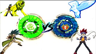 Rock Leone 145WB vs Storm Pegasus 105RF - Kyoya vs Gingka - Epic Beyblade Battle!!!