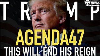 Trump – AGENDA47! This Will End His Reign! How is He Involved!? No One Saw This Coming