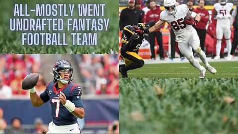 The 2023 All-Mostly Went Undrafted Fantasy Football Team