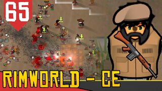 Maneta vs HORDA FOGUETEIRA - Rimworld Combat Extended #65 [Série Gameplay PT-BR]