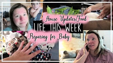 Prepping For Baby//House Updates//Week In The Life//Okra and No Knead Bread