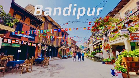 Walking tour in Bandipur village Nepal #foryou