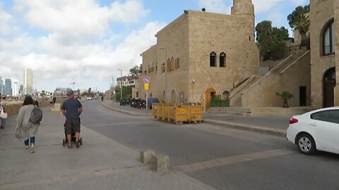 Jaffa/Tel Aviv - walking the boardwalk, the Mediterranean Sea - Love For His People Ahava Adventures