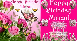 Happy Birthday 3D - Happy Birthday Mirian - Happy Birthday To You - Happy Birthday Song