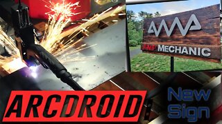 ArcDroid: New CNC Plasma Sign Build (Steel and Aluminum cuts)