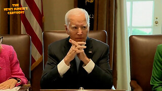 Biden sits and blankly stares at the press asking questions about impeachment and his family corruption.